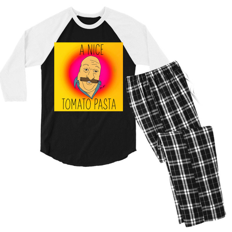 A Nice Tomato Pasta Men's 3/4 Sleeve Pajama Set | Artistshot