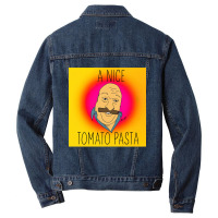 A Nice Tomato Pasta Men Denim Jacket | Artistshot