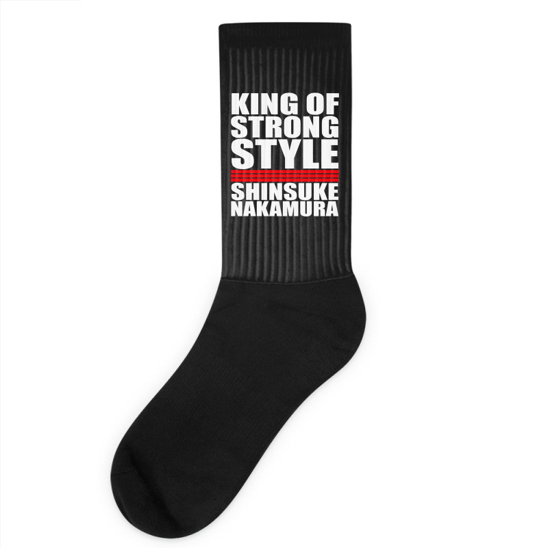 Custom King Of Strong Style Shinsuke Nakamura Japan Socks By Toldo Artistshot