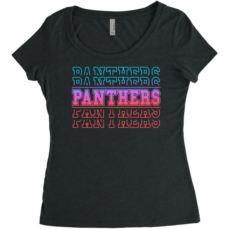 Black Panthers Women's Triblend Scoop T-shirt by autlu2024 | Artistshot