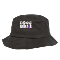 Epilepsy Warrior Shirt Kids Purple Ribbon Awareness Women T Shirt Bucket Hat | Artistshot