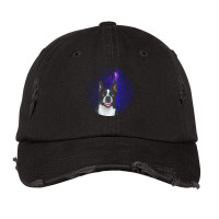 Boston Terrier T  Shirtfunny Boston Terrier Lover Face Dog Galaxy T  S Vintage Cap | Artistshot