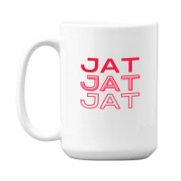 Jat Design T-shirt 15 Oz Coffee Mug | Artistshot