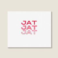 Jat Design T-shirt Landscape Canvas Print | Artistshot