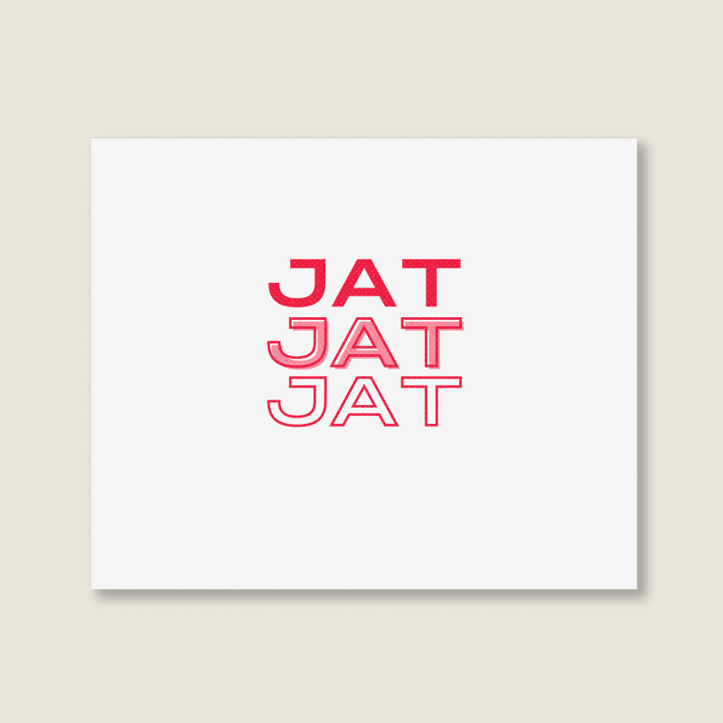 Jat Design T-shirt Landscape Canvas Print | Artistshot