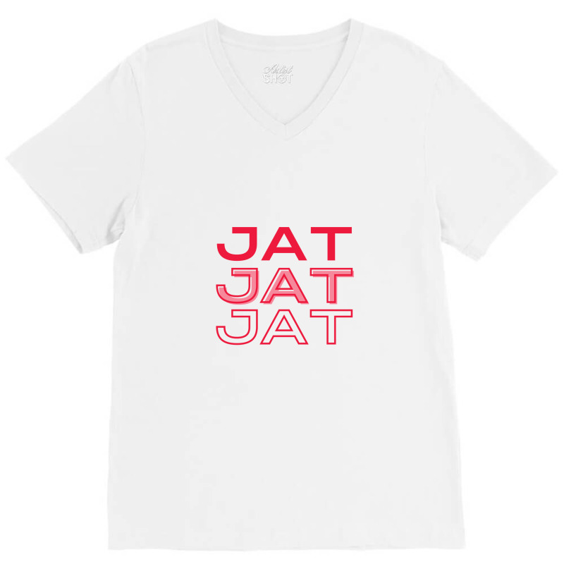 Jat Design T-shirt V-neck Tee | Artistshot