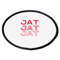 Jat Design T-shirt Oval Patch | Artistshot