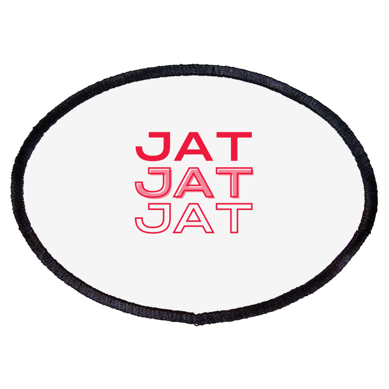 Jat Design T-shirt Oval Patch | Artistshot