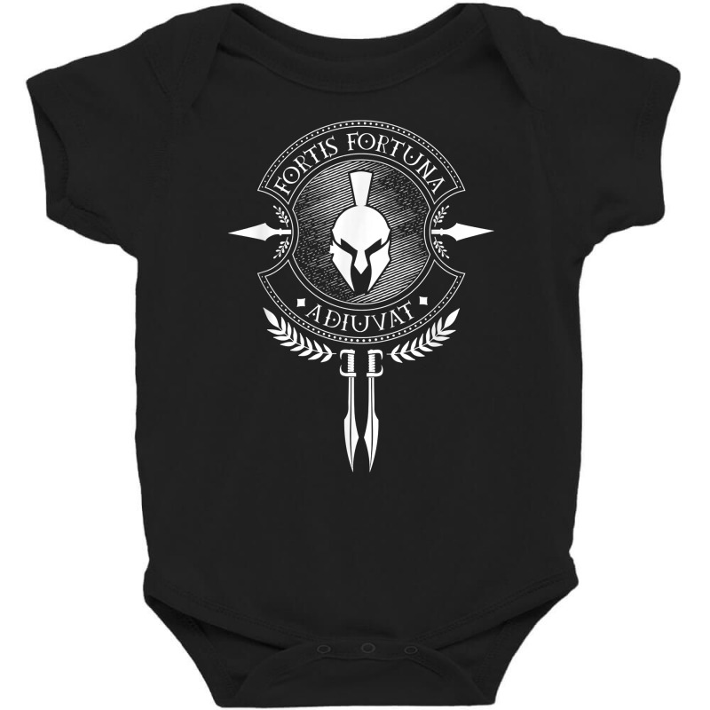 Fortis Fortuna Adiuvat   Latin T Shirt Baby Bodysuit by lissuttie | Artistshot