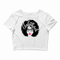 Gift Afro Diva Pink Lips Melanin Black Girl Magic Unbothered T Shirt Crop Top | Artistshot