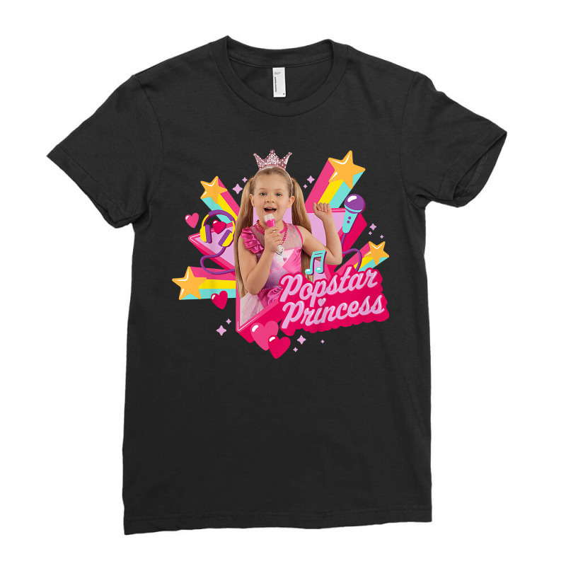 Kids Love Diana Popstar Princess Kids T Shirt Ladies Fitted T-Shirt by men.adam | Artistshot