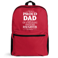 Proud Dad Backpack | Artistshot