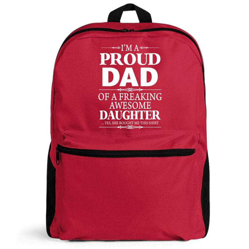 Proud Dad Backpack | Artistshot