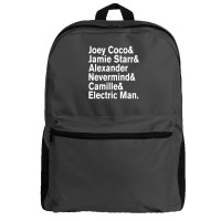 Prince Aliases Joey Coco & Jamie Starr Threads Backpack | Artistshot