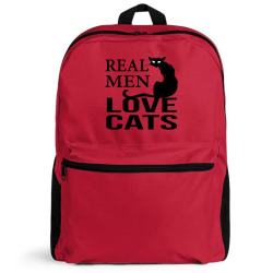 Real Men Love Cats Backpack | Artistshot