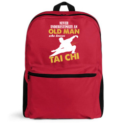 Never Underestimate An Old Man Who Knows Tai Chi Backpack | Artistshot