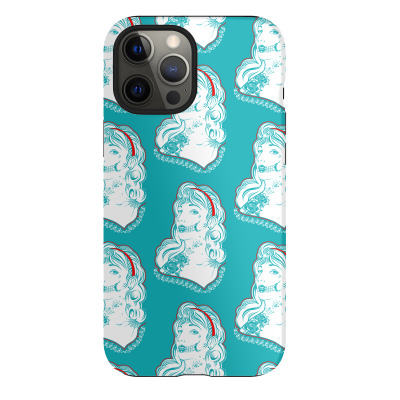 Sugar Skull Women White Iphone 12 Pro Max Case Designed By Icang Waluyo