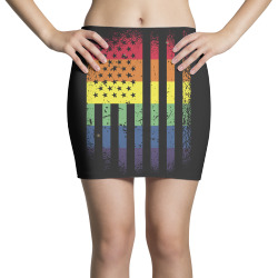 american pride flag Mini Skirts | Artistshot