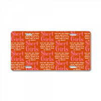 Short Girls God Only Lets Things Grow Up License Plate | Artistshot