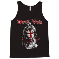 Deus Vult   Knight Templar   Vintage Crusader T Shirt Tank Top | Artistshot