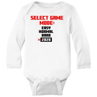 Funny Select Game Mode 2020 Long Sleeve Baby Bodysuit | Artistshot