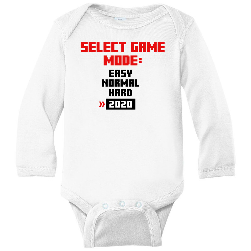 Funny Select Game Mode 2020 Long Sleeve Baby Bodysuit | Artistshot