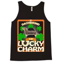 Dachshund T  Shirt My Black & Tan Dachshund Is My Lucky Charm   Gifts Tank Top | Artistshot