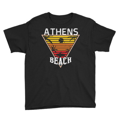 Athens T  Shirt Beach Happiness In Athens T  Shirt Youth Tee Designed By Reginald67592