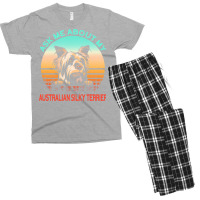 Australian Silky Terrier T  Shirt Ask Me About My Australian Silky Ter Men's T-shirt Pajama Set | Artistshot