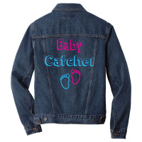 Baby Catcher T  Shirt Baby Catcher Midwife Baby Delivery Nurses T  Shi Men Denim Jacket | Artistshot