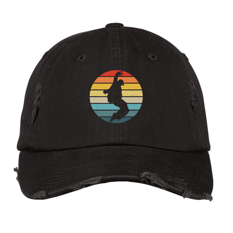 Hip Hop T  Shirt Break Dance Silhouette On A Distressed Retro Sunset D Vintage Cap by remoteriver | Artistshot