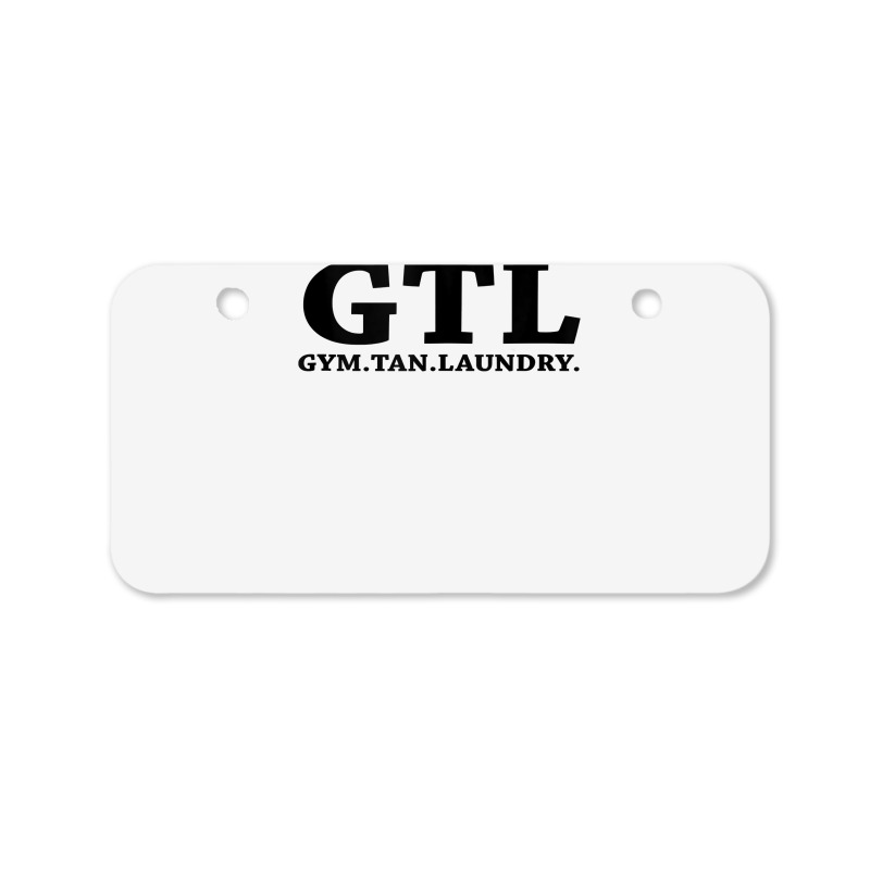 Gtl Gym Tan Laundry   Funny Gifts For New Jersey Nj Shore Tank Top Bicycle License Plate | Artistshot