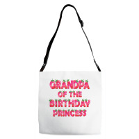 Grandpa Of The Birthday Princess Girl Strawberry Party T Shirt Adjustable Strap Totes | Artistshot