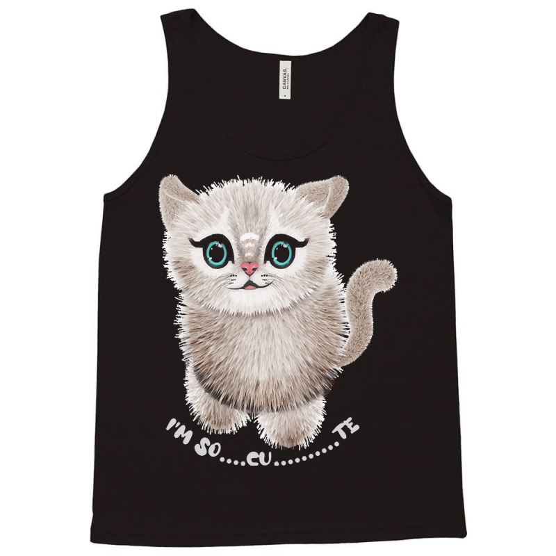 Best Cute Furry Cat T  Shirt Cute Kitty T  Shirt Tank Top | Artistshot