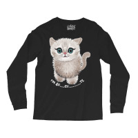 Best Cute Furry Cat T  Shirt Cute Kitty T  Shirt Long Sleeve Shirts | Artistshot