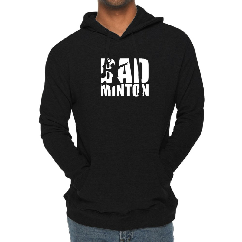 Badminton Lightweight Hoodie by Disgus_Thing | Artistshot