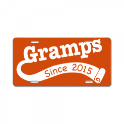 Gramps Since 2015 License Plate | Artistshot