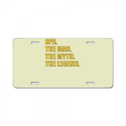 opa the man the myth the legend License Plate | Artistshot