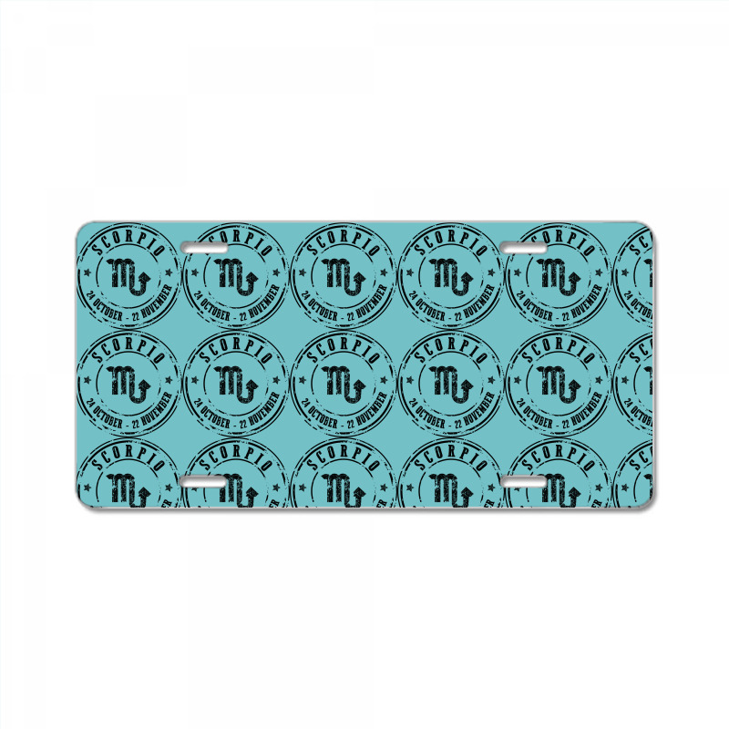 Scorpio License Plate | Artistshot