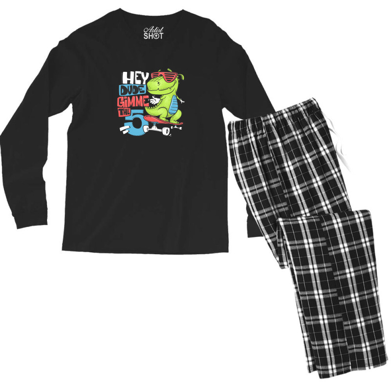 Dude Men's Long Sleeve Pajama Set by Disgus_Thing | Artistshot