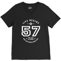 57 Years Old Gift | 57th Birthday Gift Ideas - Mens And Womens V-neck Tee | Artistshot