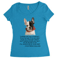 I Know  I'm Just A Dog But If You Feel Sad I'll  Be Your Smile, If You Women's Triblend Scoop T-shirt | Artistshot