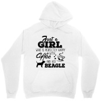 Just A Girl Who Is Perfectly Happy With Coffee And Her Beagle Unisex Hoodie | Artistshot