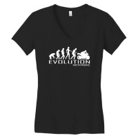 Motorbike Motorcycle Ape To Evolution Women's V-neck T-shirt | Artistshot