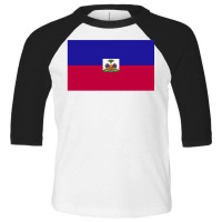 Haiti Flag Toddler 3/4 Sleeve Tee | Artistshot