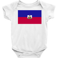 Haiti Flag Baby Bodysuit | Artistshot