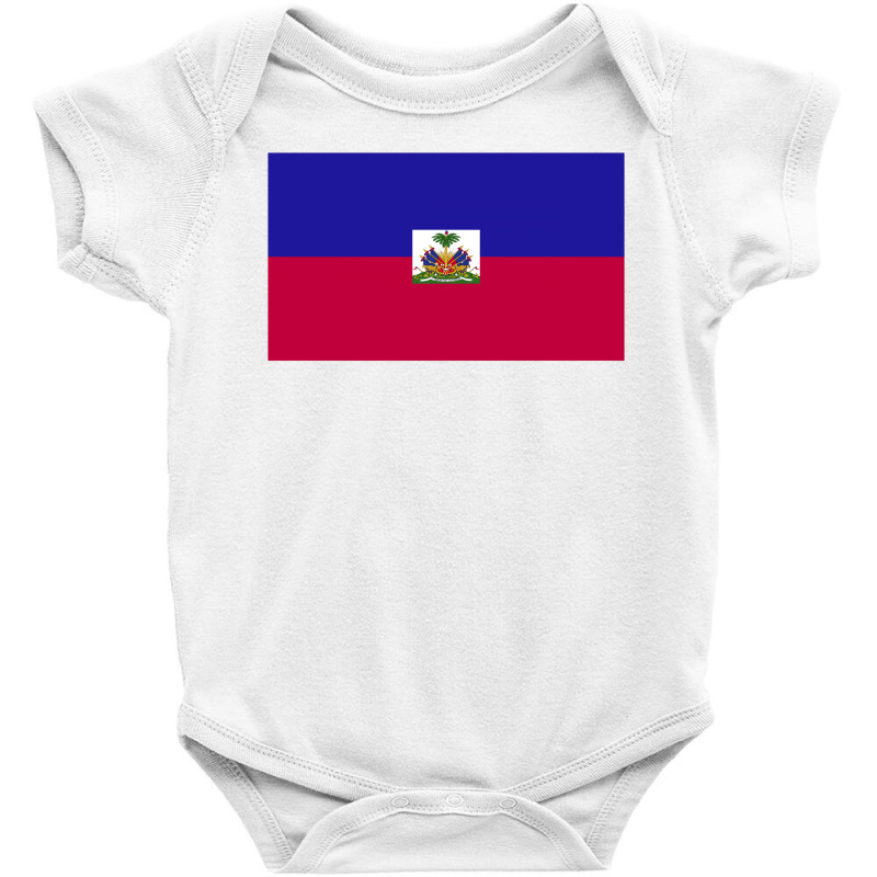 Haiti Flag Baby Bodysuit | Artistshot