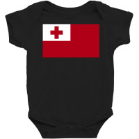 Tonga Flag Baby Bodysuit | Artistshot