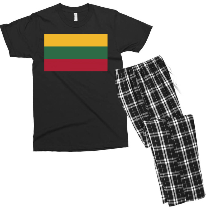 Lithuania Flag Men's T-shirt Pajama Set by autlu2024 | Artistshot