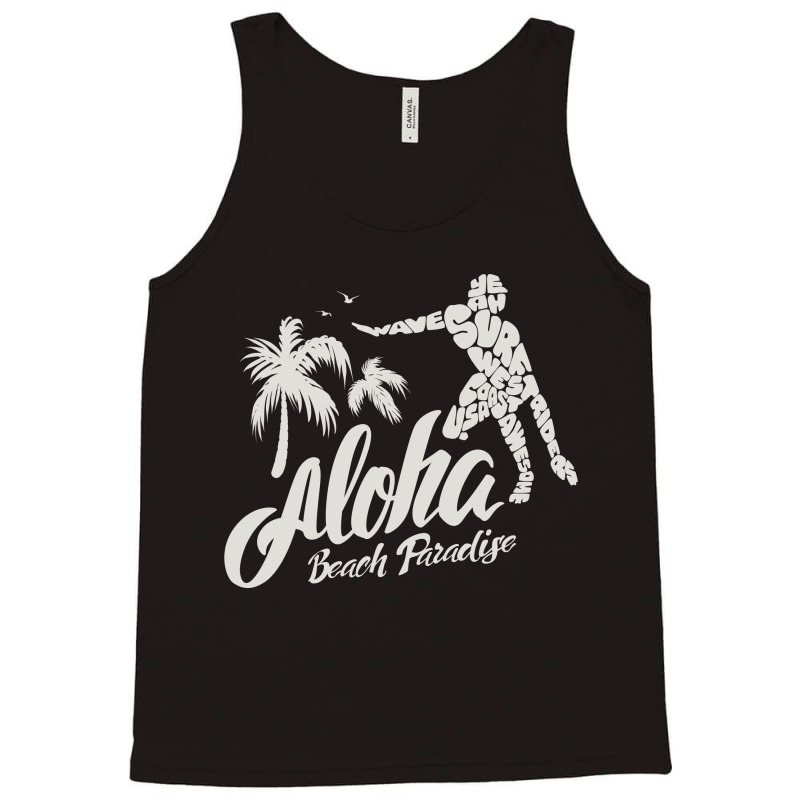 Aloha Beach Paradise Tank Top by Chiks | Artistshot